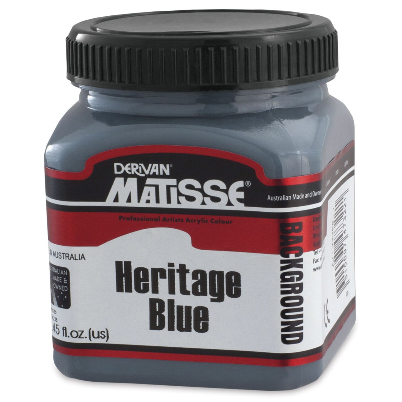 Matisse Background Colors Acrylic Paint - Heritage Blue, 250 ml